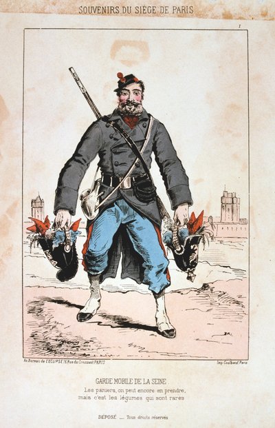 Garde Mobile de la Seine, Paris segrar, 1870-1871 av Unbekannt