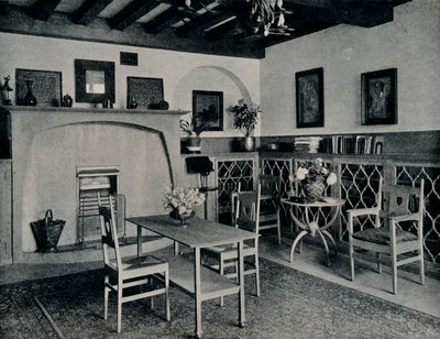 Trädgårdshörnan, c1907 av Unbekannt