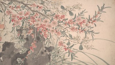 Trädgårdsblommor, daterad 1540. av Unbekannt