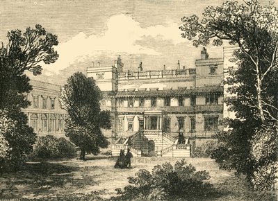 Garden Front of Northumberland House, 1881. av Unbekannt