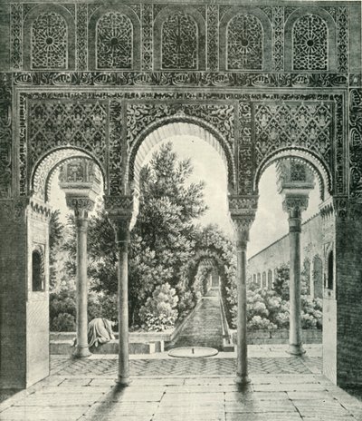 Generalifes trädgård, 1800-talet, 1907. av Unbekannt
