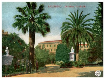 Garibaldi Garden, Palermo, Sicilien, Italien, tidigt 1900-tal av Unbekannt