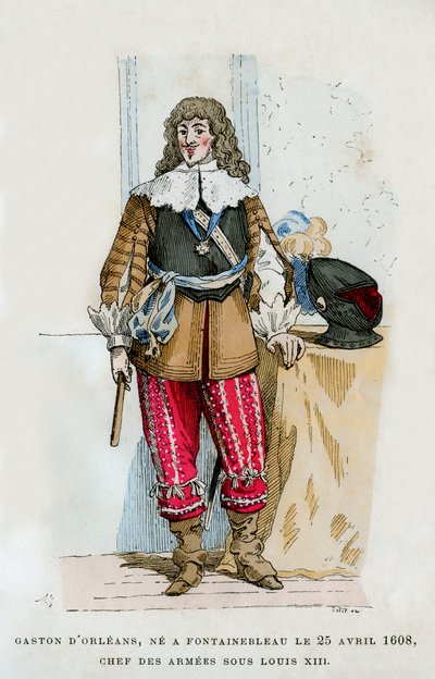 Gaston, Duc dOrleans, befälhavare för arméerna under Ludvig XIII av Frankrike, 1882-1884 av Unbekannt