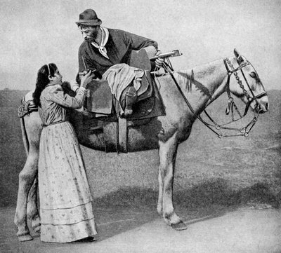 Gauchos älsklingar byter kompiskoppar, Argentina, 1922 av Unbekannt