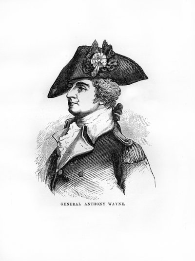 General Anthony Wayne, general och statsman i den amerikanska armén, 1872 av Unbekannt