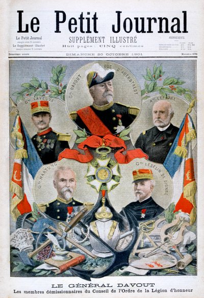 General Davout och medlemmar av rådet för Legion d