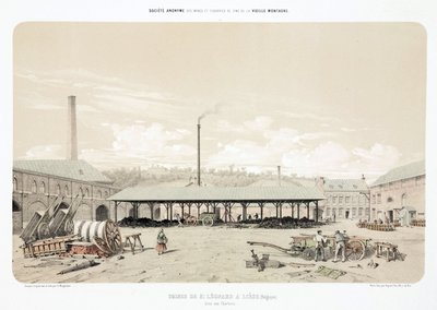 General Industrial Scenes Coal Store, St Leonard, Liège, Belgien av Unbekannt