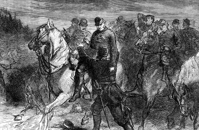 General Jackson dödligt sårad, sent 1800-tal av Unbekannt