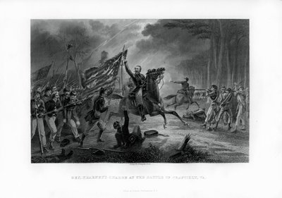 General Kearnys Charge, Slaget vid Chantilly, Virginia, 1 september 1862, 1862-1867 av Unbekannt
