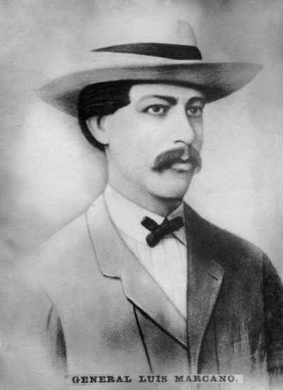 General Luis Marcano 1831-1870, generalborgmästare för den kubanska befrielsearmén, c1910 av Unbekannt