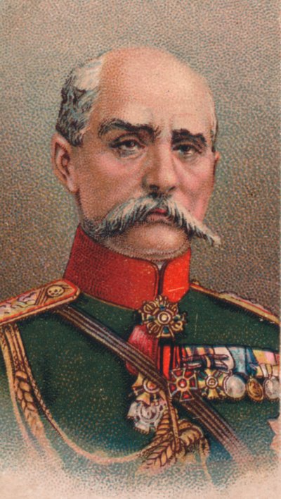General Platon Lechitsky 1856-1921, rysk befälhavare i första världskriget, 1917 av Unbekannt