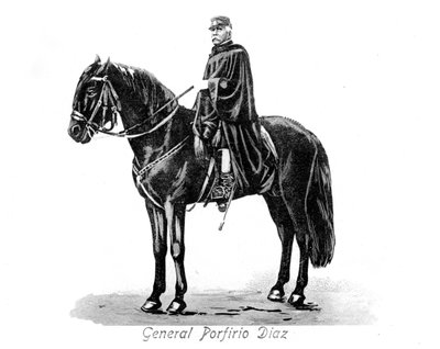 General Porfirio Diaz 1830-1915, Mexikos president, ca 1900-talet av Unbekannt