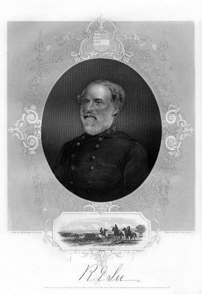 General Robert E Lee, konfedererade general, 1862-1867 av Unbekannt