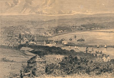 Allmän syn på Douglas, 1880 av Unbekannt
