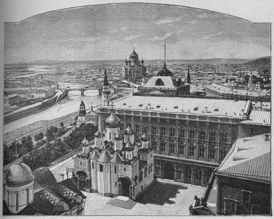 Översikt över staden Moskva, 1902 av Unbekannt
