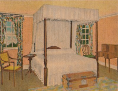 General Washingtons sovrum, 1946 av Unbekannt