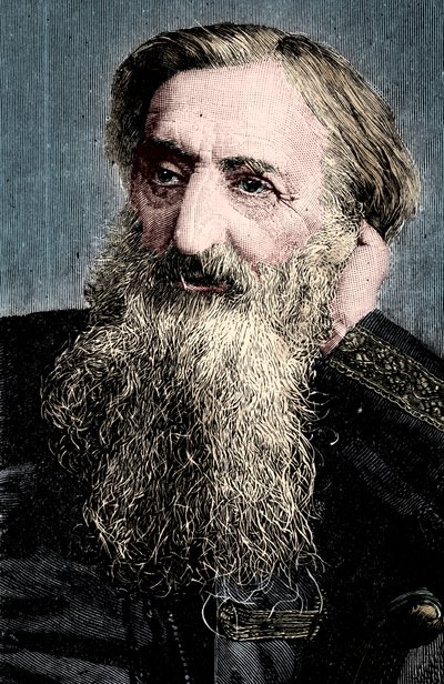 General William Booth, evangelisk socialarbetare och grundare av Frälsningsarmén, 1894 av Unbekannt