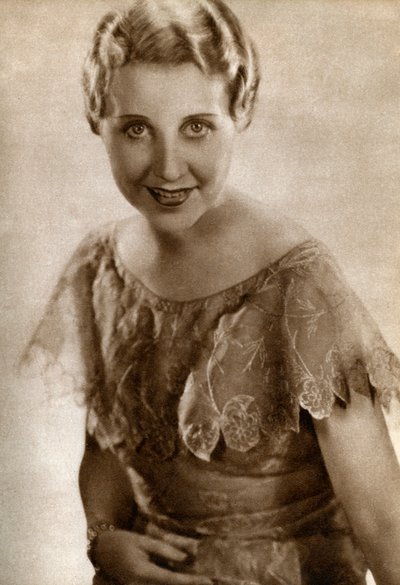 Genevieve Tobin, amerikansk skådespelerska, 1933 av Unbekannt