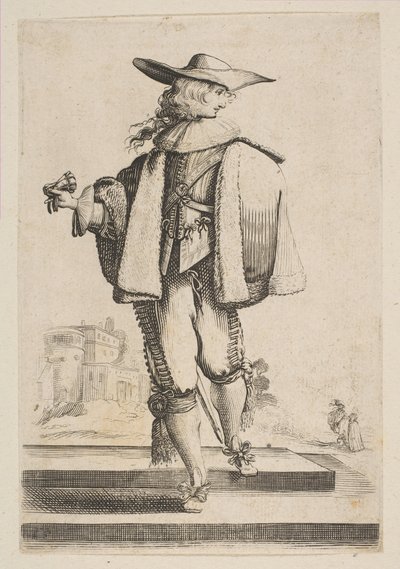 Gentleman with a Glove, 1629. av Unbekannt