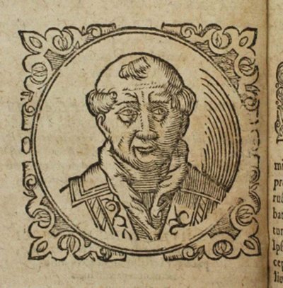 Geoffrey av Monmouth Från: Prophecy of the Anglican Church, Merlin Ambrosii Brittain, 1603 av Unbekannt