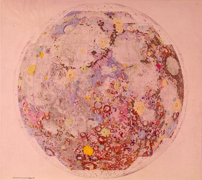 Geologisk karta över månen, 1967 av Unbekannt