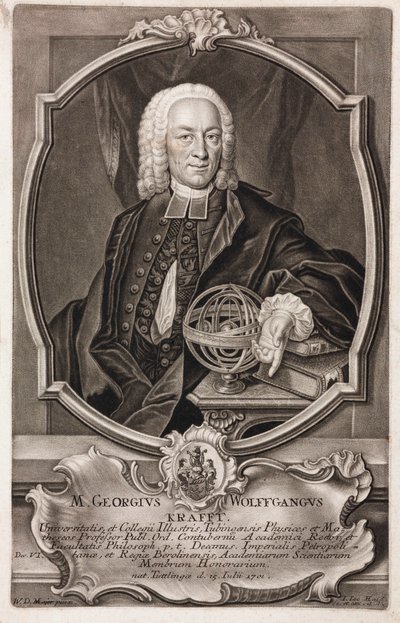 Georg Wolfgang Krafft, tysk matematiker av Unbekannt