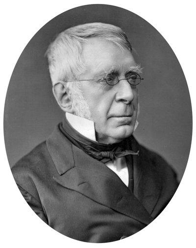 George Biddell Airy 1801-1892, engelsk astronom och geofysiker, 1877 av Unbekannt