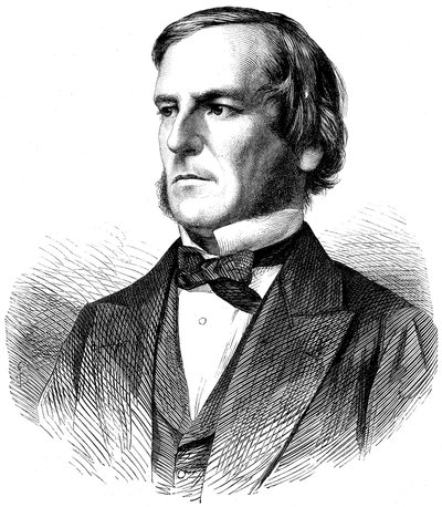 George Boole, engelsk matematiker och logiker, 1865 av Unbekannt