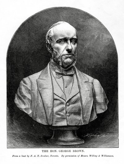 George Brown, skotskfödd kanadensisk journalist och politiker, 1800-talet av Unbekannt