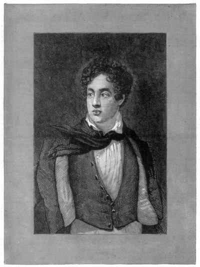 George Byron, 6:e baron Byron, brittisk poet, 1888 av Unbekannt
