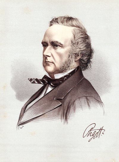 George Douglas Campbell, 8:e hertig av Argyll, skotsk whigpolitiker och vetenskapsman, c1880 av Unbekannt