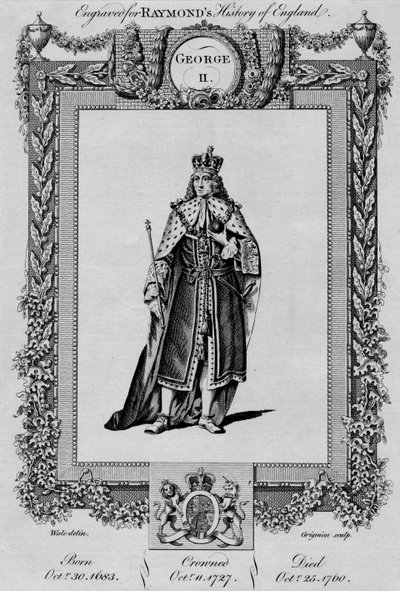 Georg II, c1787 av Unbekannt