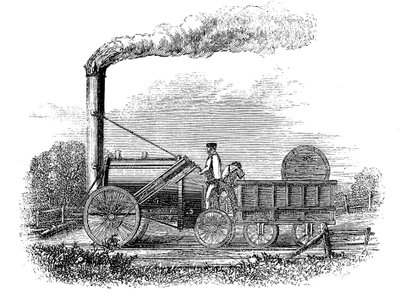 George Stephensons lokomotiv Rocket, 1829 1859 av Unbekannt