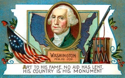 George Washington 1732-1799, amerikansk president, 1700-talet av Unbekannt