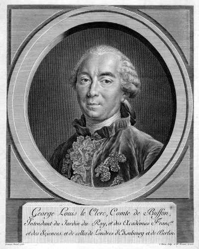 Georges-Louis Leclerc, Comte du Buffon, fransk naturforskare, 1761 av Unbekannt