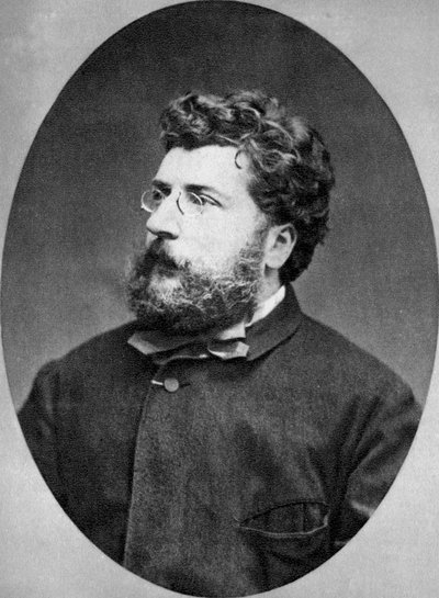 Georges Bizet, fransk kompositör, 1874 av Unbekannt