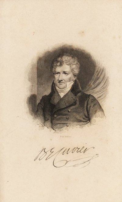 Georges Cuvier, fransk naturforskare och zoolog av Unbekannt