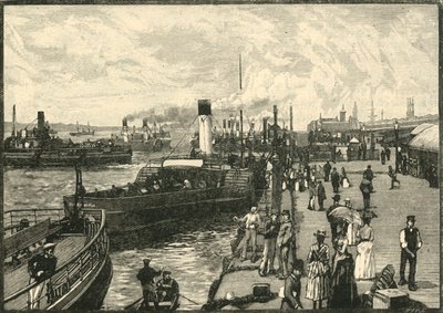 Georges Landing-Stage, 1898. av Unbekannt