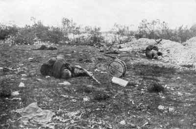 Tyska döda, andra slaget vid Champagne, Frankrike, 25 september-6 november 1915 av Unbekannt