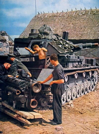 Tyska soldater i det ockuperade Frankrike, 1943 av Unbekannt