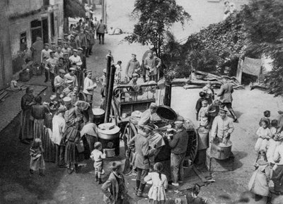 Tyskt resande kök, Vosges, Frankrike, första världskriget, 1916 av Unbekannt