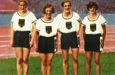 Tyska 4x100 m stafettlag för damer, 1928. av Unbekannt