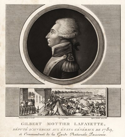 Gilbert Mottier Lafayette, suppleant i Augergne till Etats Generaux av Unbekannt