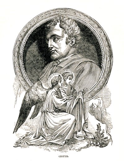Giotto di Bondone, italiensk målare och arkitekt, 1893 av Unbekannt