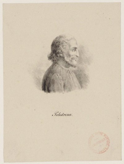 Giovanni Pierluigi da Palestrina, ca. 1800 av Unbekannt