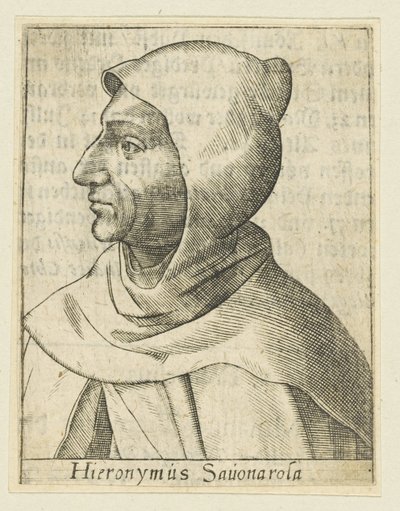 Girolamo Savonarola, ca. 1600. av Unbekannt