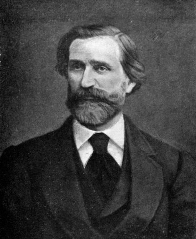 Giuseppe Verdi, italiensk kompositör, 1909 av Unbekannt