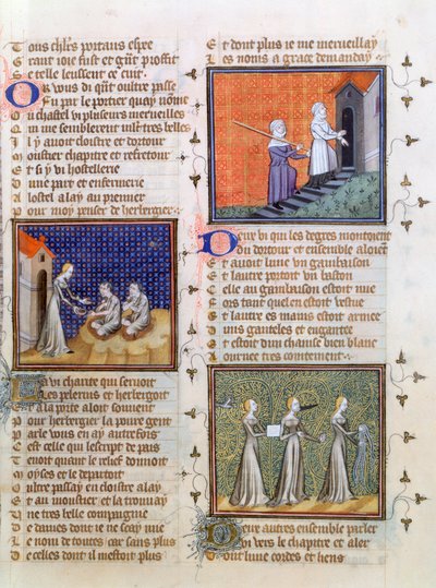 Att ge allmosor, 1393 av Unbekannt