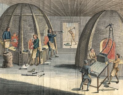 Glastillverkning, 1760 av Unbekannt