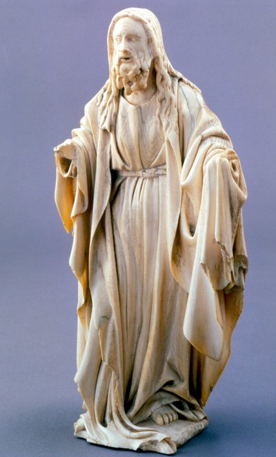 Gud Fadern, anonymt flamländskt elfenben, 1400-1425 av Unbekannt